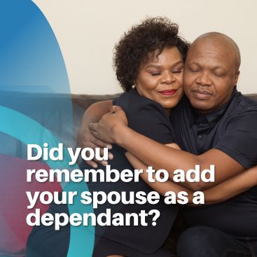 Did you remember to add your spouse as a dependent?