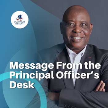 Platinum Health Principal Officer message to members