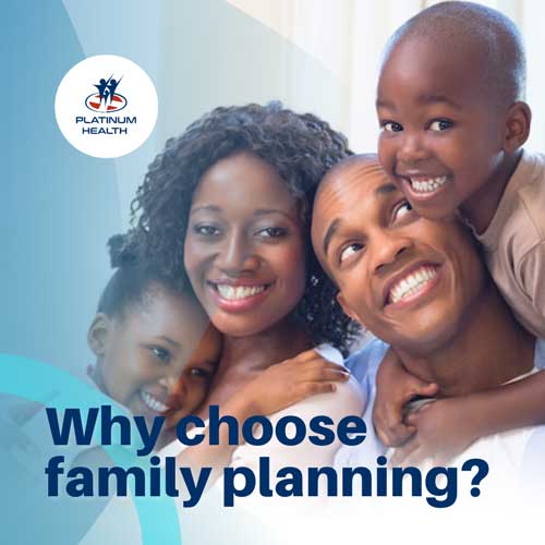 Happy family together – Family planning information