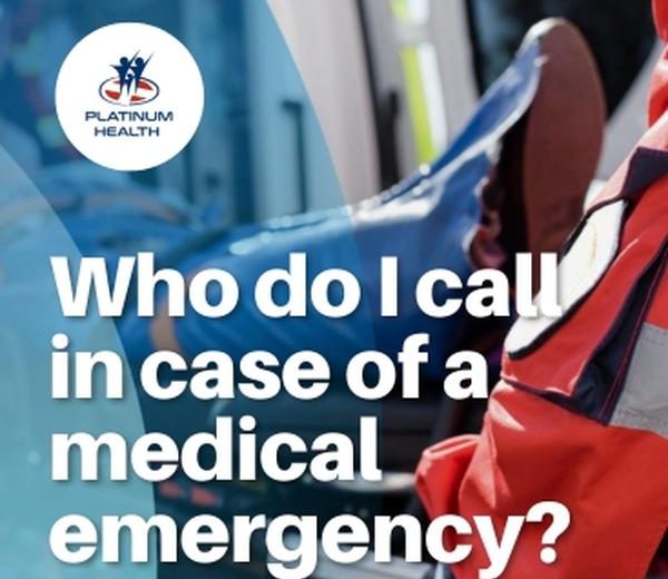 Platinum Health medical emergency support and ambulance assistance information
